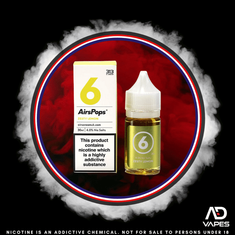 Airscream AirsPops 313 Zesty Lemon 40mg 30ml