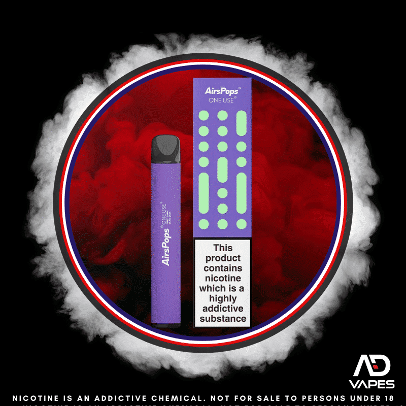 Airscream Airspops 0mg Freezy Grape Zero Nic
