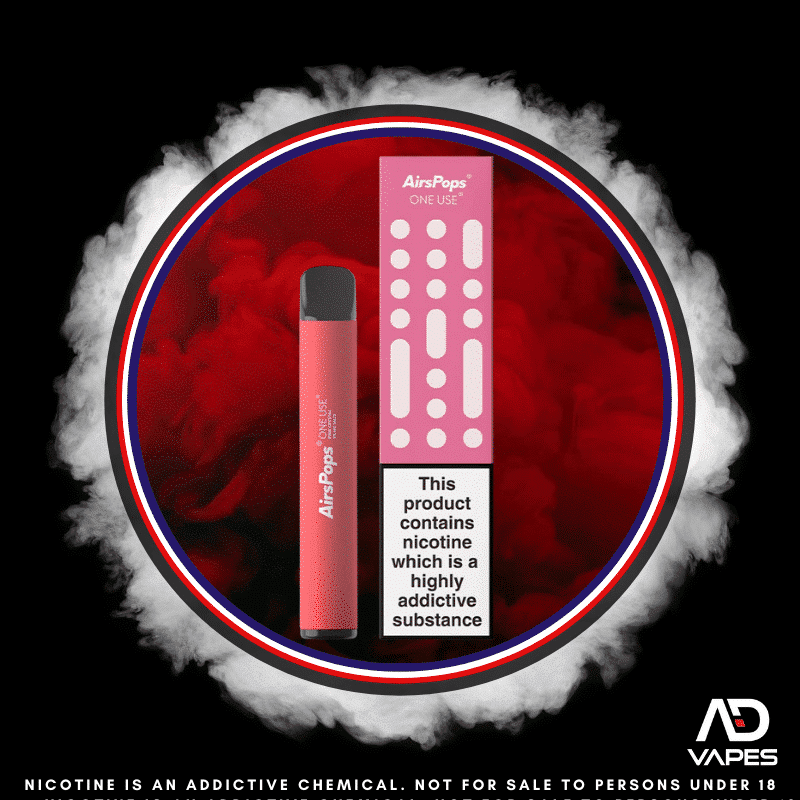 Airscream Airspops 0mg Pink Crystal Zero Nic