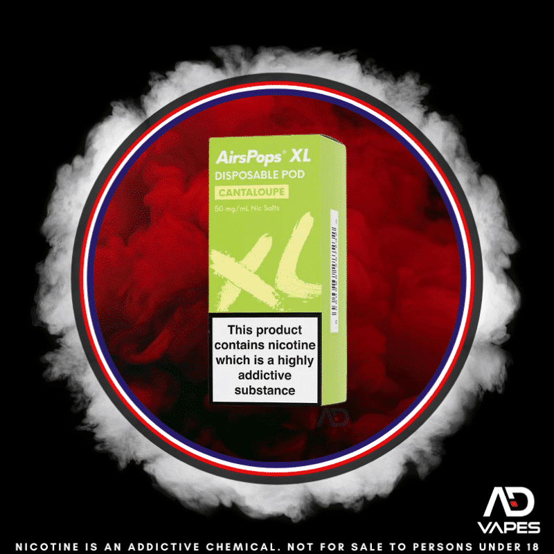Airscream AirsPops XL Replacement Pod 50mg Cantaloupe