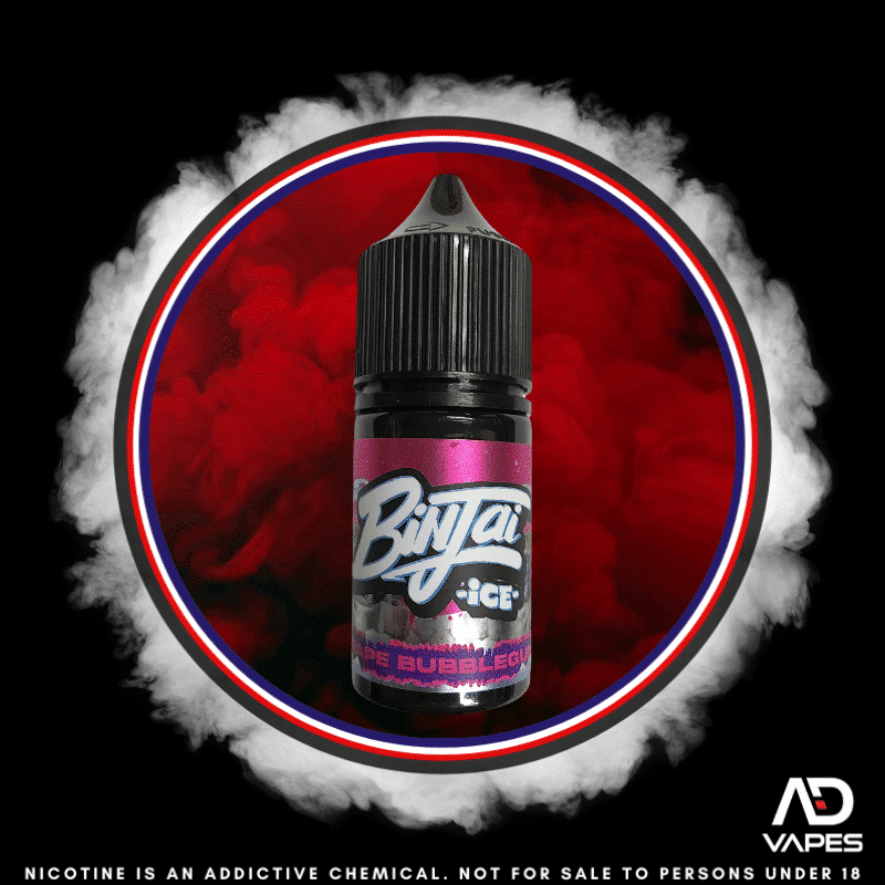 Binjai Ice Grape Bubblegum 25mg 30ml