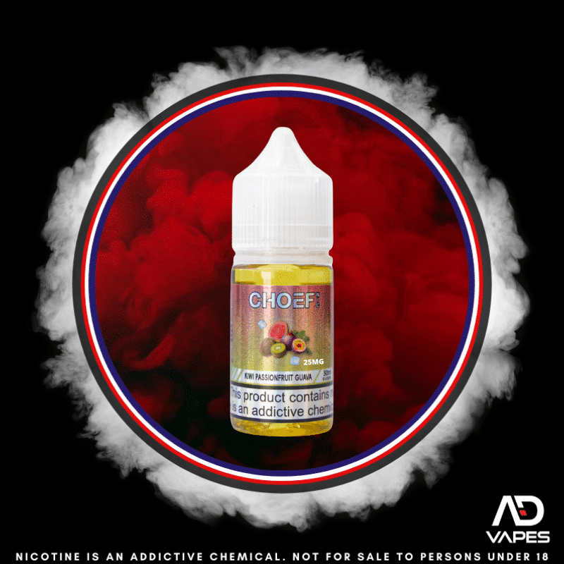 Choef Kiwi Passionfruit Guava 25mg 30ml