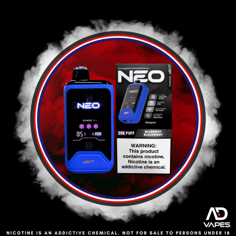 Nasty NEO 25K 50mg Blueberry Blackberry