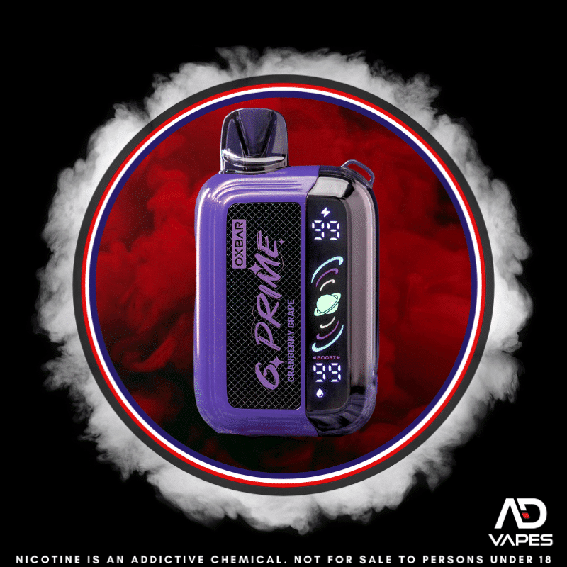 Oxbar G Prime 25K 50mg Cranberry Grape