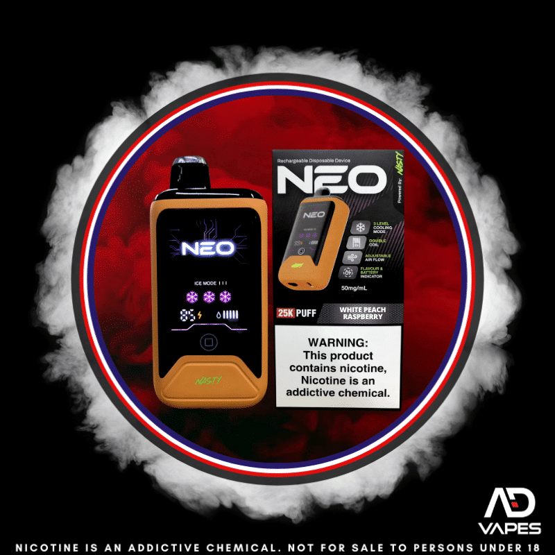 Nasty NEO 25K 50mg White Peach Raspberry