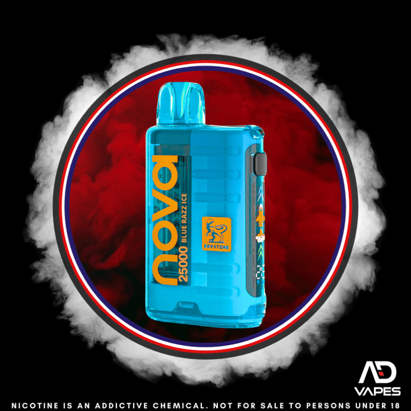 Keystone Nova 25K 30mg Blue Razz Ice