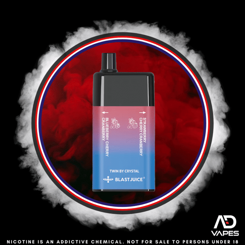 Blast Juice 9000 35mg Blueberry Cherry Cranberry & Strawberry Cherry Cranberry Dual Flavour