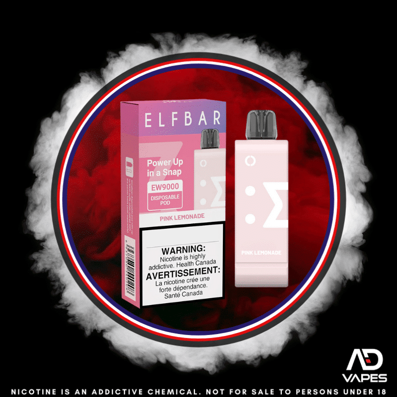 Elf Bar EW9000 50mg Pod Pink Lemonade No Battery
