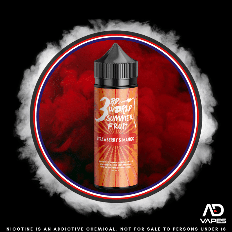 Cosmic Dropz 3rd World Summer Fruit Strawberry & Mango 120ml Flavour Shot