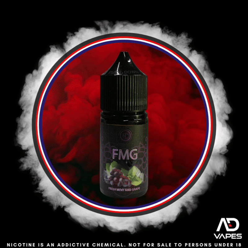The Hidden Cloud FMG Fresh Mint and Grape 30ml Flavour Shot