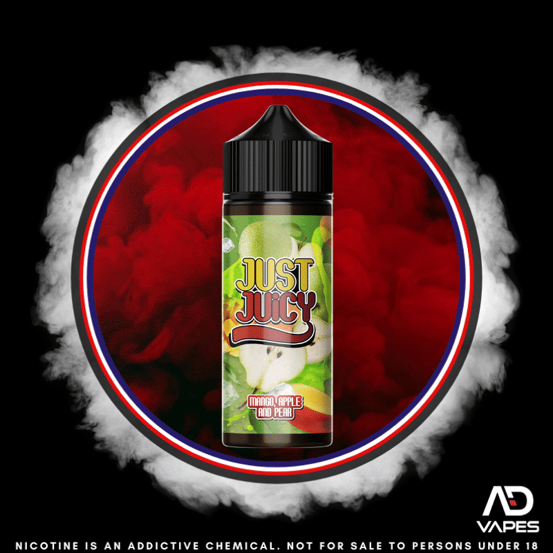 The Hidden Cloud Just Juicy Mango Apple Pear 120ml Flavour Shot