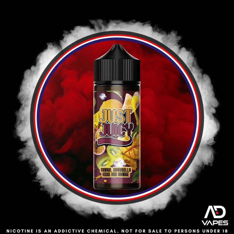 The Hidden Cloud Just Juicy Mango Granadilla Kiwi And Orange 120ml Flavour Shot