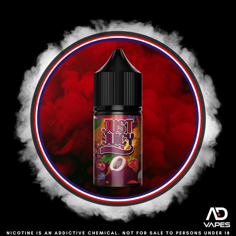 The Hidden Cloud Just Juicy Mango Litchi Grape and Berries 30ml Flavour Shot