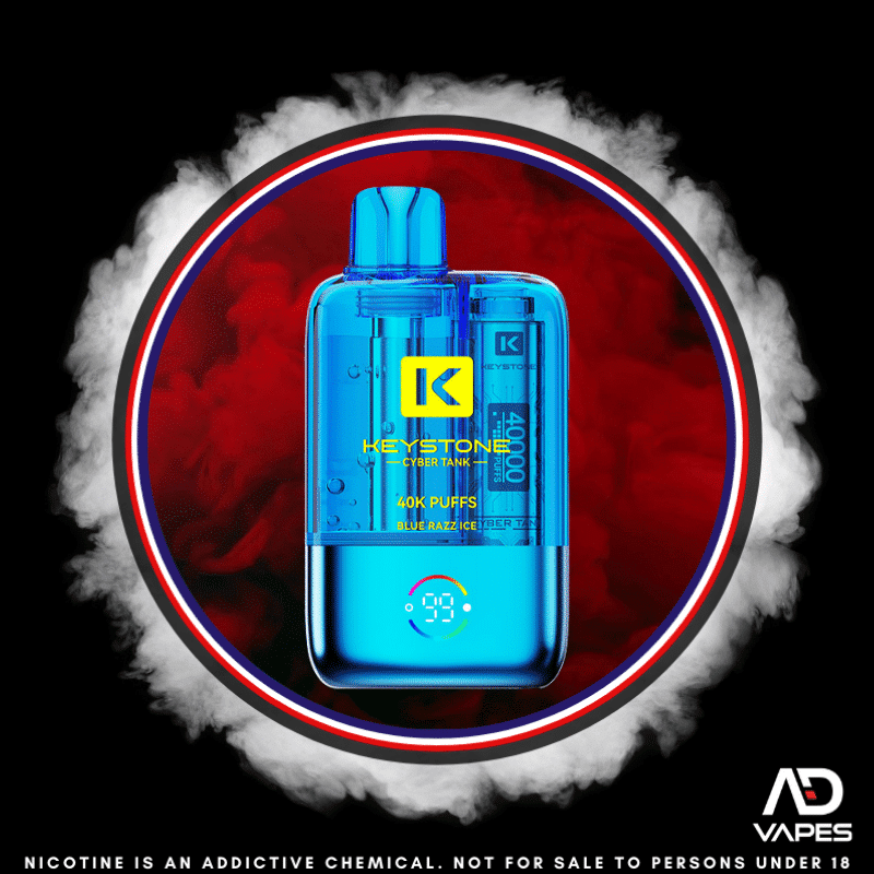 Keystone Geek Cyber Tank 40K 50mg Blue Razz Ice