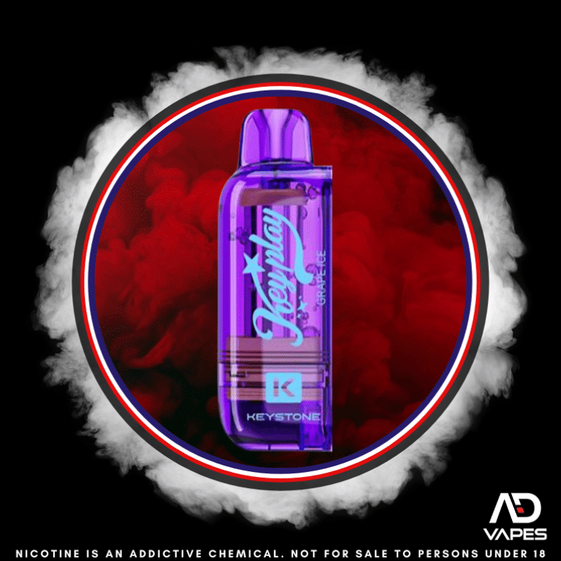 Keystone Keyplay 40K 50mg Pod Grape Ice No Battery