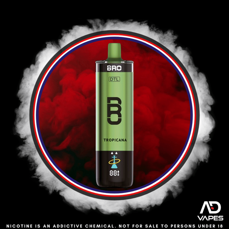 Bro Vapes Hookah DTL 40K 5mg Tropicana