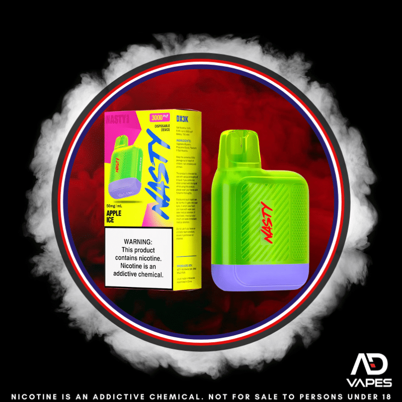 NASTY Bar DX3k 3000 50mg Apple Ice