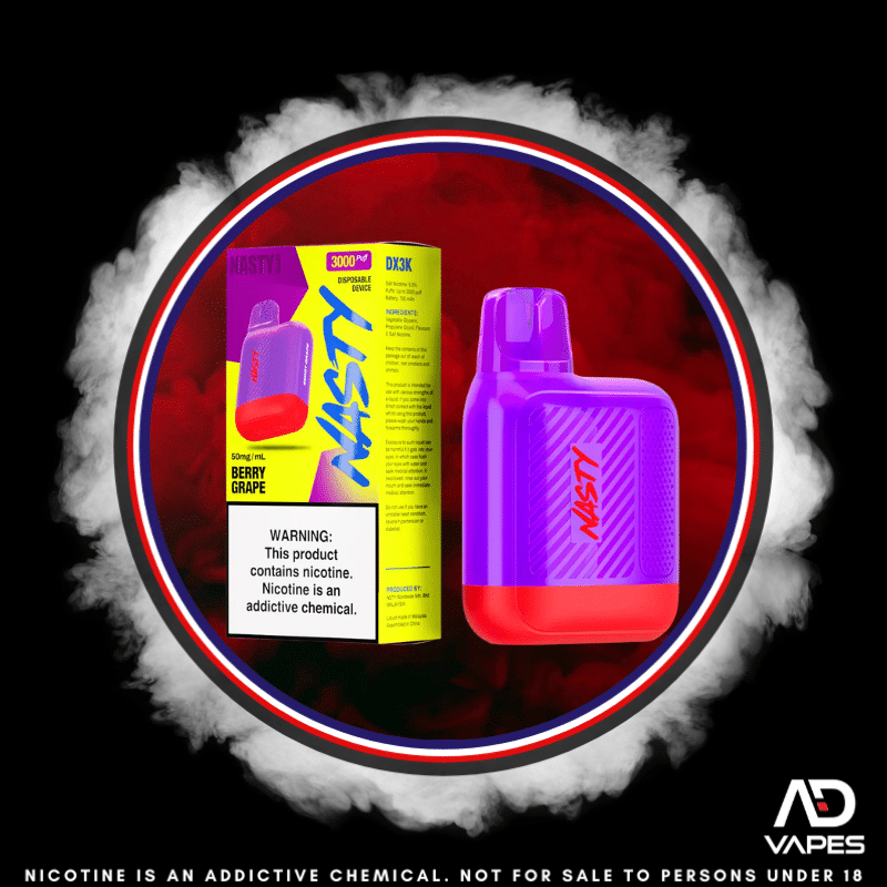 NASTY Bar DX3k 3000 50mg Berry Grape