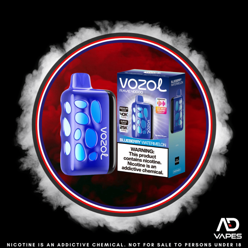 Vozol Rave 40K 50mg Blueberry Watermelon