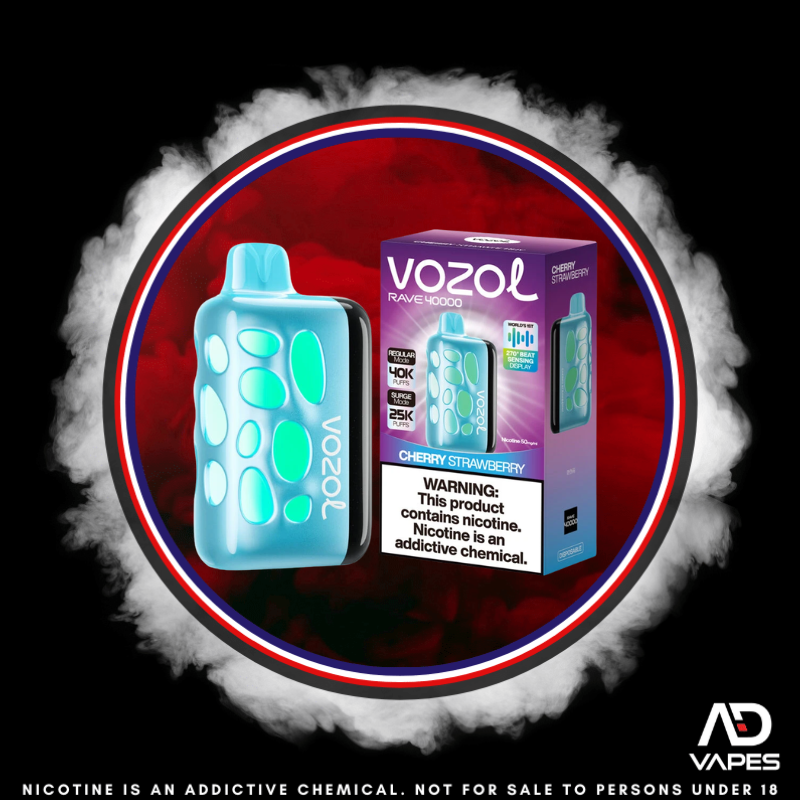 Vozol Rave 40K 50mg Cherry Strawberry