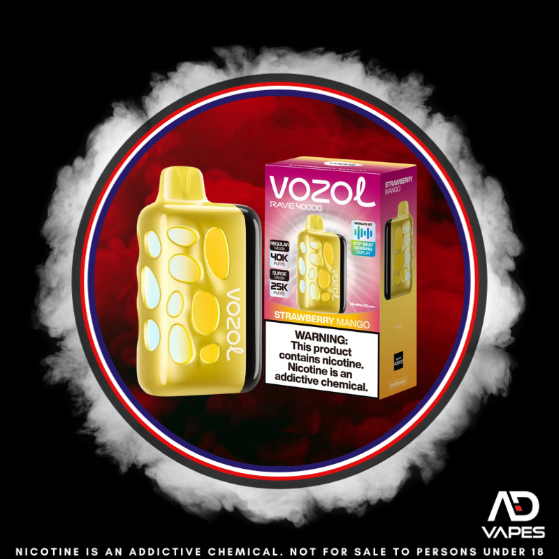 Vozol Rave 40K 50mg Strawberry Mango